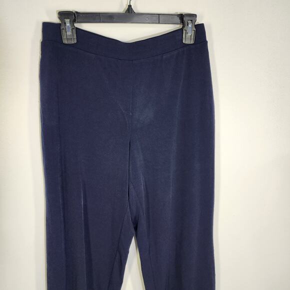 Every Day by Susan Graver Womens Petite Liquid Knit Pull On Pants Size SP Blue - Picture 4 of 8